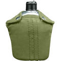 Aluminum 1 Wt. Canteen w/Cover